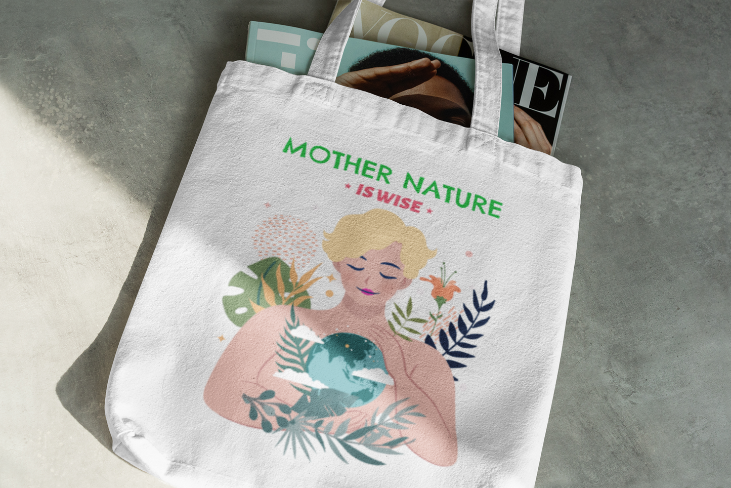 Eco-Friendly Tote Bag (Mother Earth)