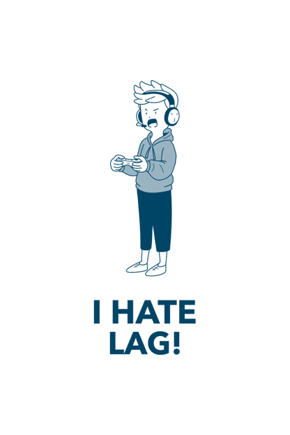 Unisex 'I Hate lag!' T-shirt