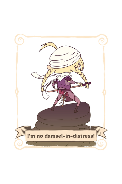 Women 'I'm no Damsel in Distress' T-shirt