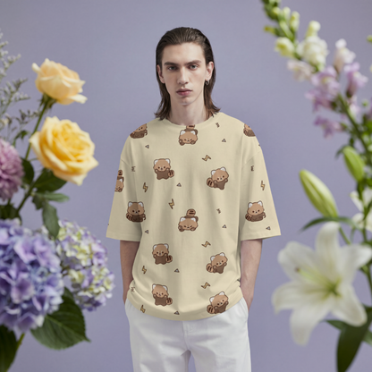 Unisex Animal Print Graphic Tee – Bold Wildlife T-Shirt