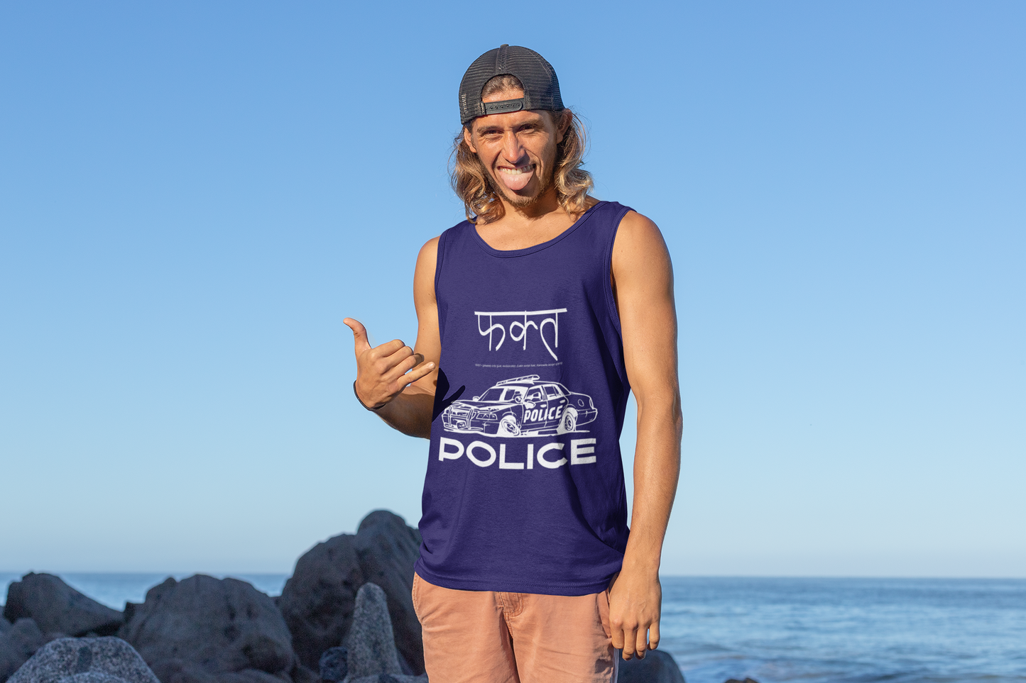 Phakta Police Sleeveless T-Shirt