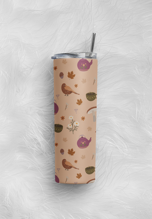 Eco-Friendly Tumbler Bottle - Mushrooms