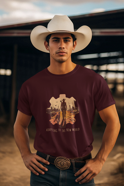 Unisex 'Adapting to the new world' T-shirt